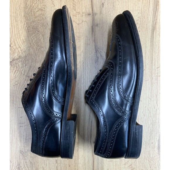 FLORSHEIM Men\'s Shoes Full Brogue Wingtip Oxfords Black Leather Size 10D main image 15